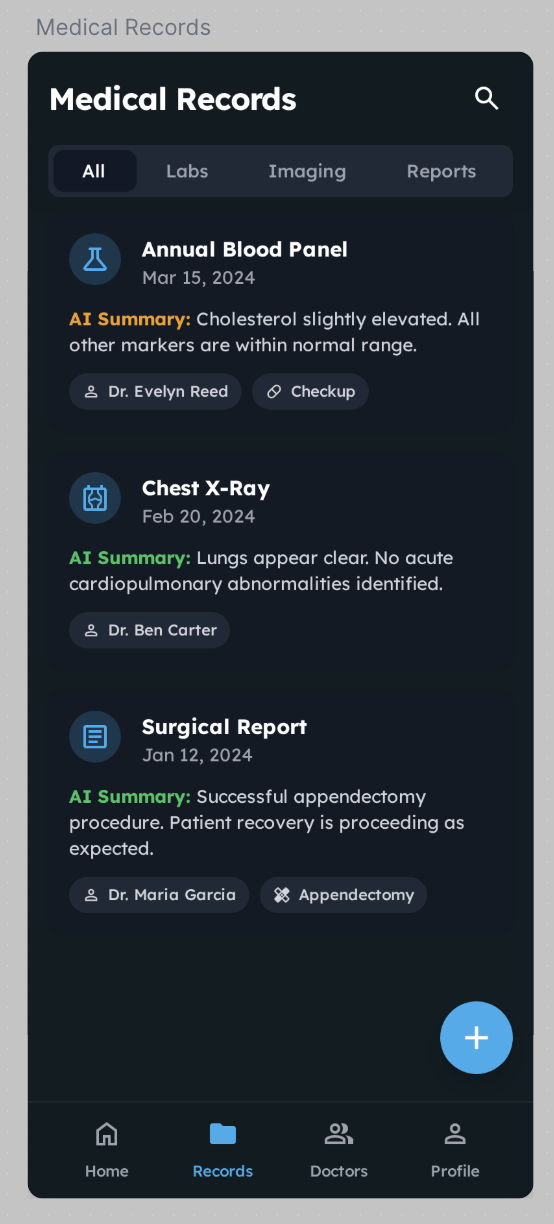 KaraWell medical records